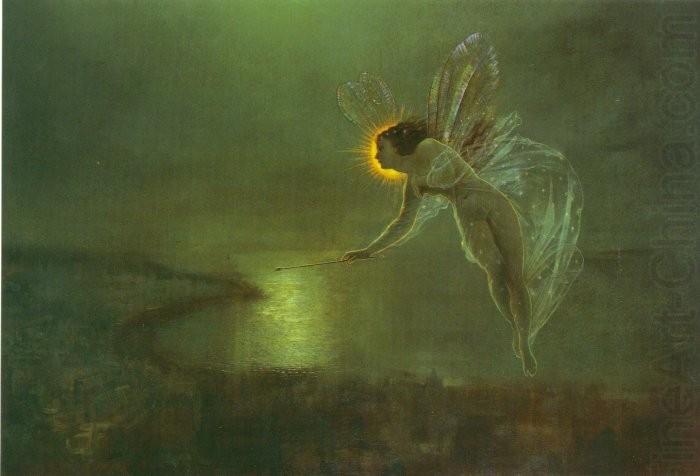 Atkinson Grimshaw Spirit of the Night china oil painting image